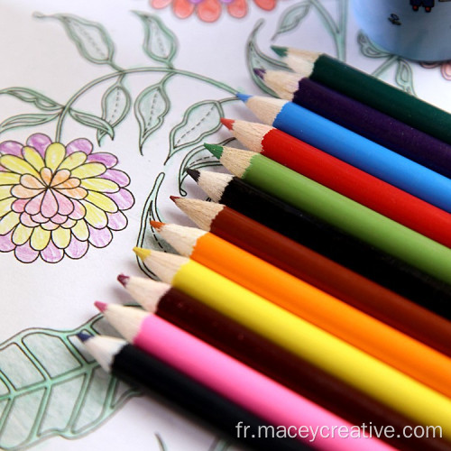 Sac en PVC 12/18/26 / 36pcs Crayons de couleur en bois